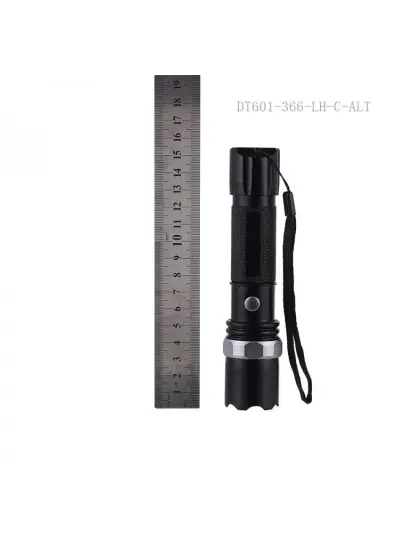 Swat Profesyonel Şarjlı El Feneri Ledli+Flashlight+Zoom Özellikli Full Set