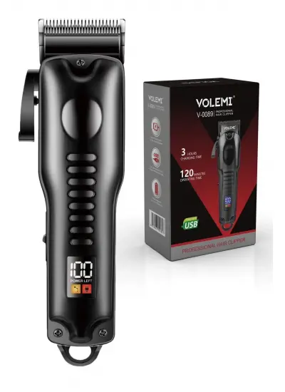 Volemi V-0089 Saç Sakal Tıraş Makinesi Şarjlı Lcd Ekran Professional