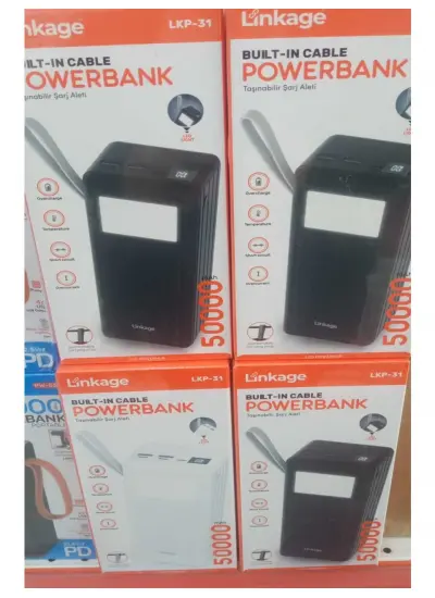 Lkp-31 POWERBANK-50000-MAH-LED Göstergeli El Fenerli Powerbank