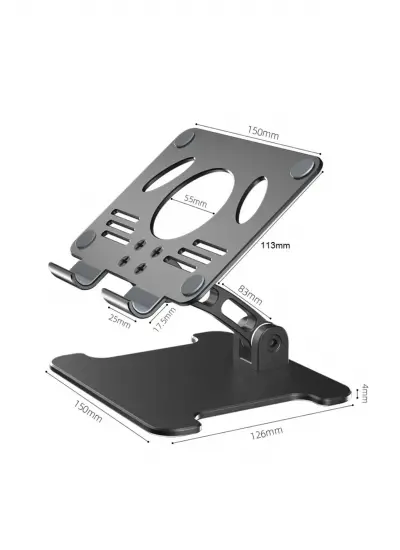 Blic Alüminyum Tablet Stand Telefon Standı Taşınabilir Metal Cep Telefonu Tutucu Frf380