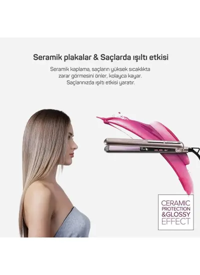 Arzum AR5062 Bellissima Creativity Glossy Seramik Saç Düzleştirici