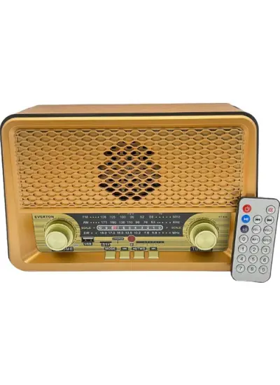 Everton Rt-826 Usb/bt/fm Solar Paneli Nostajık Radyo