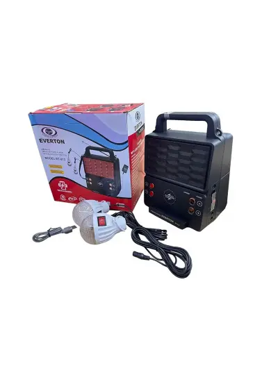 Rt-913 Rt-913 Şarjlı Fm/usb/bt Güneş Enerjili 2 Ampullü Solar Set