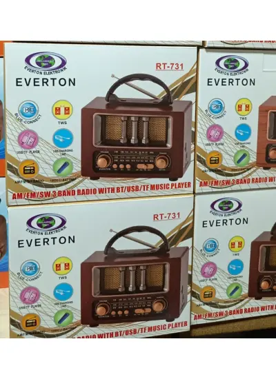 Everton Rt-731 Tws-Usb Şarj Nostaljik Radyo