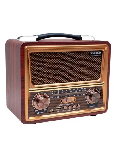 Everton Rt-821 Usb/Tf/Fm/Bluetooth Destekli Nostaljik Radyo