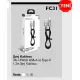 Fulltech FC31 3A, 15Watt USB-A to Type-C 1.2m Şarj Kablosu 