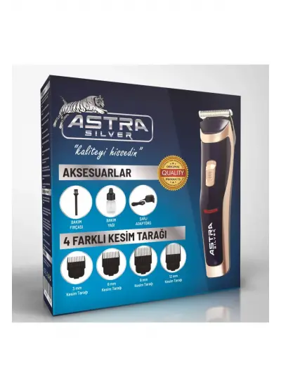 AstraSilver RD-6005 Pofesyonel Saç Sakal Tıraş Makinesi