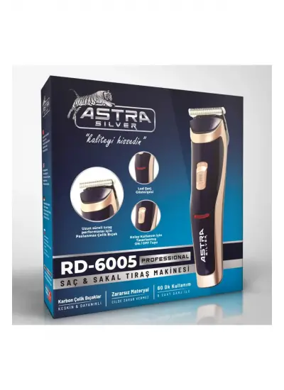 AstraSilver RD-6005 Pofesyonel Saç Sakal Tıraş Makinesi