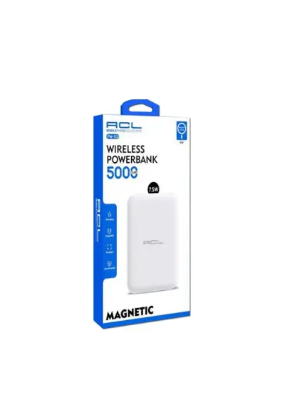 Acl Pw-03 Magsafe 7.5watt Wireless Powerbank 5000mah