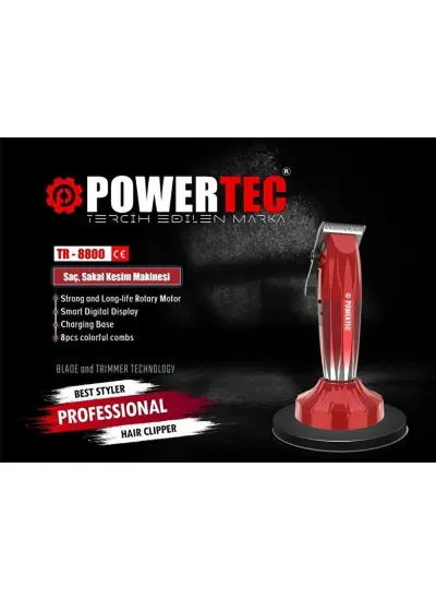 Powertec TR-8800 Saç Tıraş Makinası