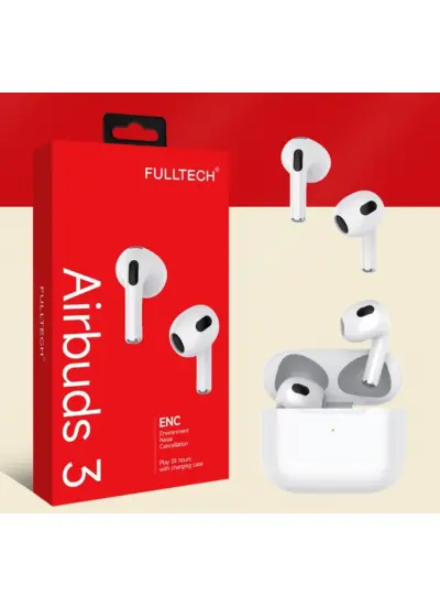 Fulltech Kulakiçi Kulaklık Taşınabilir Wireless Kulaklık AIRBUDS 3