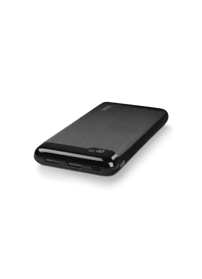 ttec PowerSlim LCD 10.000 mAh Taşınabilir Şarj Aleti / Powerbank USB-C Giriş/Çıkış