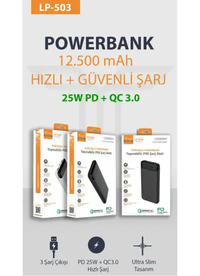 Lucatech LP-503 12.500 Mah  Portable Powerbank