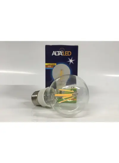 Alta Led 4w Gün Işığı Dekoratif Led Ampul - E27 Normal Duy 3000k 5 li