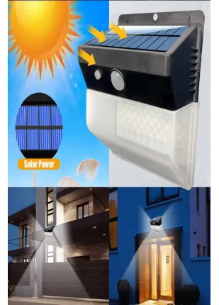 Solar Güneş Enerji Aydınlatma Lambası Sensörlü 136 Led Solar Güneş Enerji Aydınlatma Lambası Sensörlü 136 Led