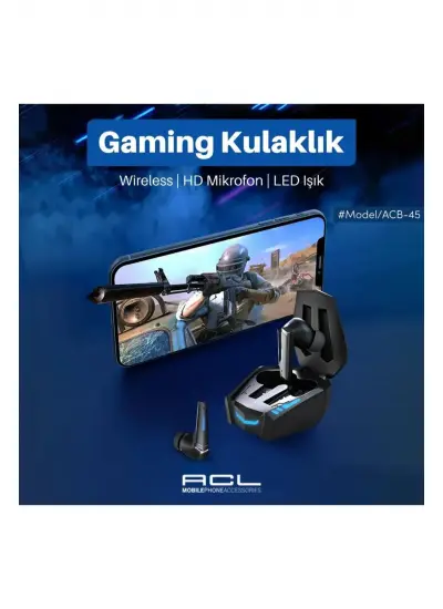 Acl Acb-45 Hd Mikrofon Tws Bluetooth Kulaklık