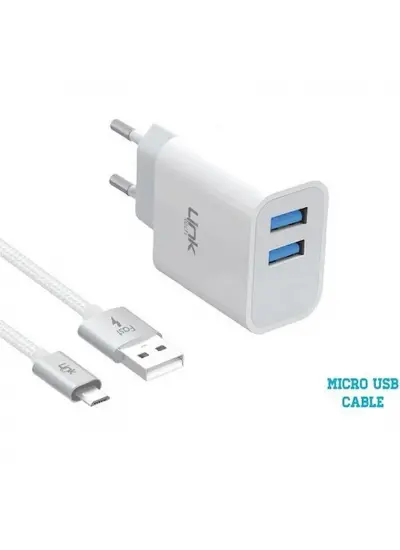 Linktech C203 Safe Micro USB 10W Dual Hızlı Şarj Aleti