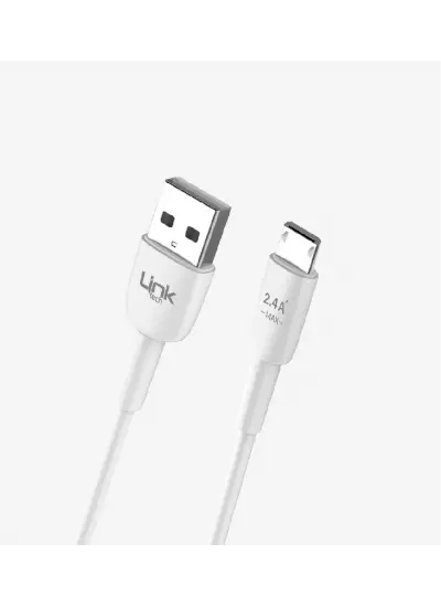 Linktech K600 Safe 2.4A Micro USB Şarj Kablosu