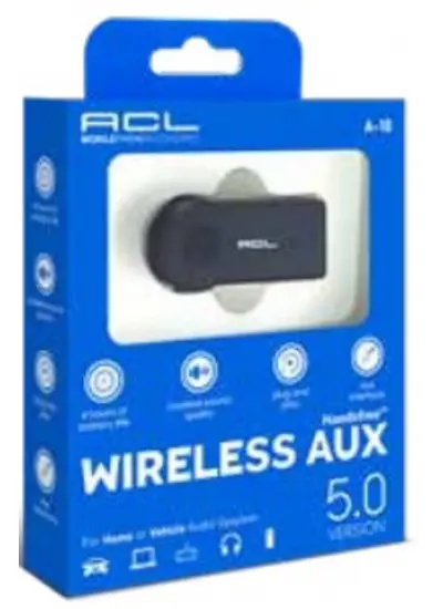 Acl A-10 Telefon Bağlantı Aparatı Aux Bluetooth 3.5mm Wireless 5.0 Versiyon