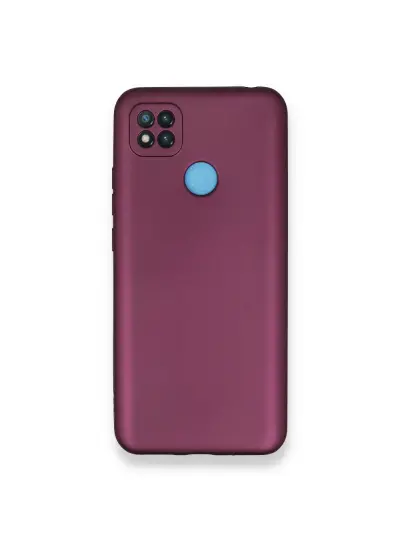 Xiaomi Redmi 9C Kılıf Premium Rubber Silikon Mürdüm