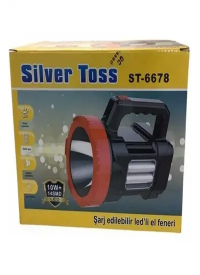 Silver Toss St-6678 10 Watt + 14 Smd Ledli Işıldaklı Projektör