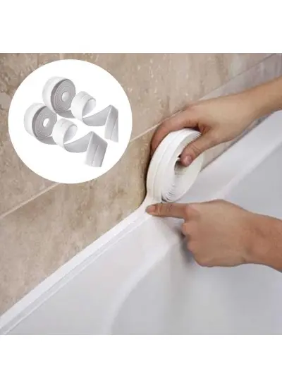 Buffer® Su Sızdırmaz Banyo Mutfak Lavabo Küvet İzolasyon Şerit Bant