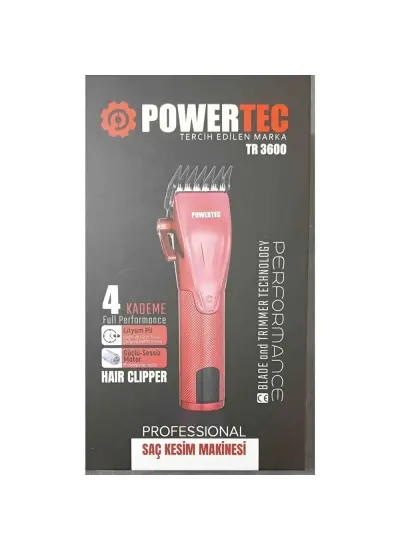 Powertec TR-3600 Saç Tıraş Makinası