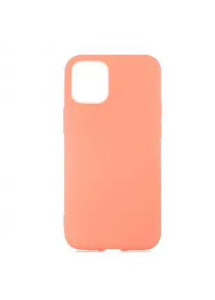 Apple iPhone 12 Lansman İçi Kadife Silikon Kılıf Pudra Pembe