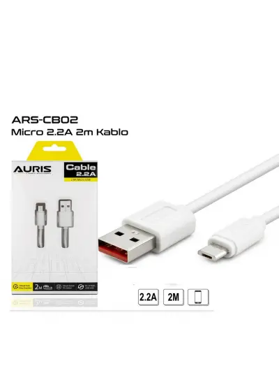 Auris Ars-cb02 Micro Usb Kablo 2 Metre