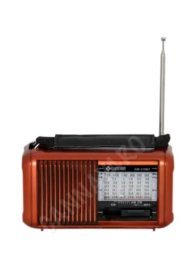 Cameron CM-318Bt Solar Enerjili Fenerli Radio