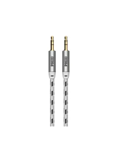 Basic A810 Hasır Örgü 3.5mm Aux Kablo