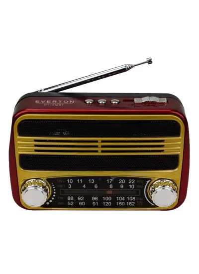 Rt-310 Bluetoothlu Nostaljik Radyo Usb Mp3 Player