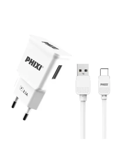 Pch201t Basic 2.1a Type-c Usb Kablolu Şarj Cihazı