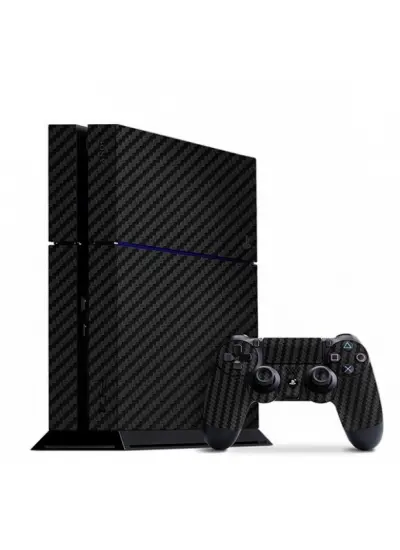 PlayStation 4 Siyah Carbon Fiber Kaplama Takımı Çınar Extreme