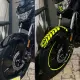 Moto Rider 4'lü Sticker Seti İç Dış Jant Şeridi Kask Çamurluk Çınar Extreme