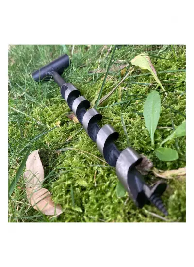 Kamp Ayısı® Nordic™ Delme Çapı 18 Mm - Bushcraft İsveç El Burgusu Boyunduruk İsveç Ocağı Outdoor Kamp Ekipmanı