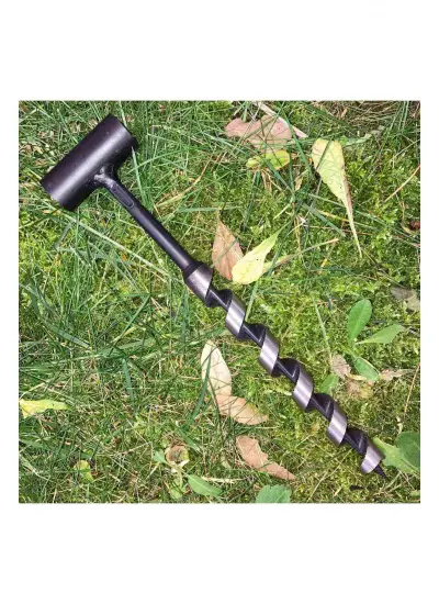 Kamp Ayısı® Nordic™ Delme Çapı 18 Mm - Bushcraft İsveç El Burgusu Boyunduruk İsveç Ocağı Outdoor Kamp Ekipmanı