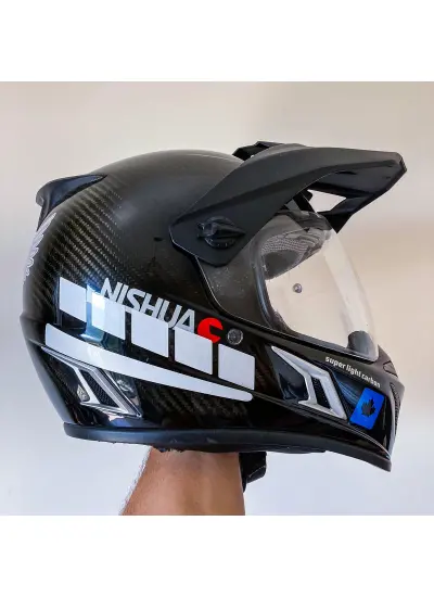 Şerit Tasarımlı Motosiklet Kask Sticker Reflektif, Floresan, Düz, Özel Renkler Çınar Extreme