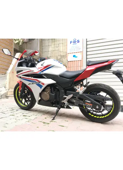 Tam Tur Floresan Sarı Supersport İç Jant Şeridi Sticker Çınar Extreme