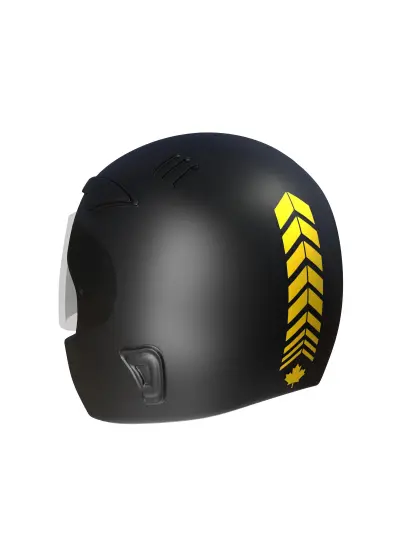 2 Adet Sport Tasarımlı Kask, Araba Ayna Sticker Reflektif, Floresan, Parlak Düz, Özel Renkler Çınar Extreme