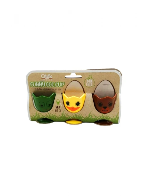 FUNNY YUMURTALIK 3 PARÇA SET (4767) - CBT3708-3880