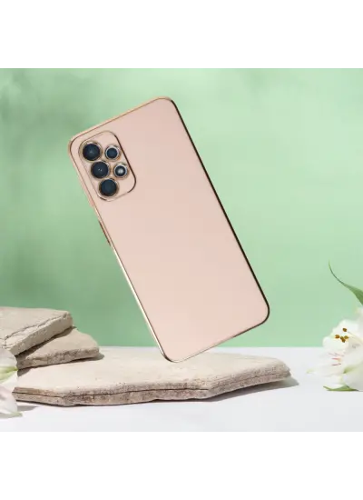 Samsung A23 Şanzelize Kılıf Rose Gold