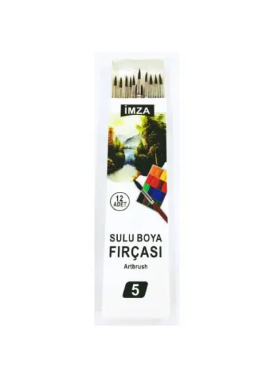 Resim Fırçası 5 Numara 12li