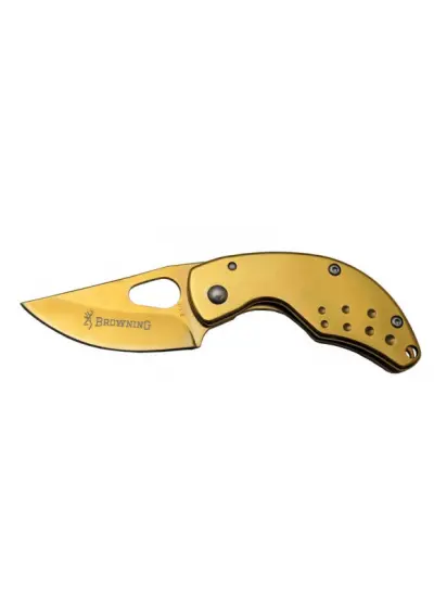 Browning 3-1-1 Çakı Gold Mini 12 Cm Manuel, Kemerlikli