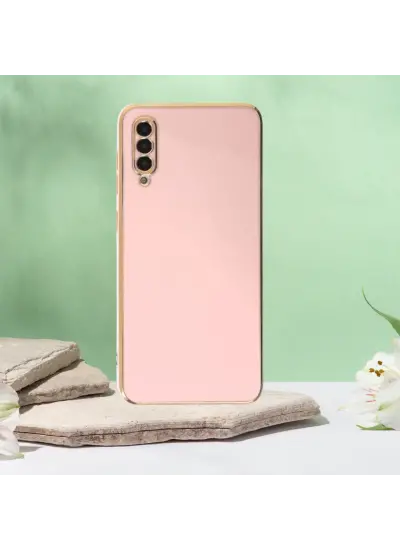 Samsung A50 Şanzelize Kılıf Rose Gold