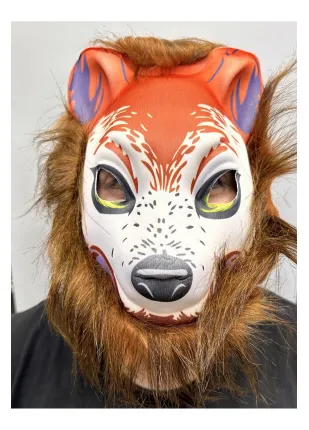 Kahverengi Saçlı Kurt Maskesi Köpek Maskesi Mega Peluş 11 No - CBT1802-2730 Kahverengi Saçlı Kurt Maskesi Köpek Maskesi Mega Peluş 11 No - CBT1802-2730