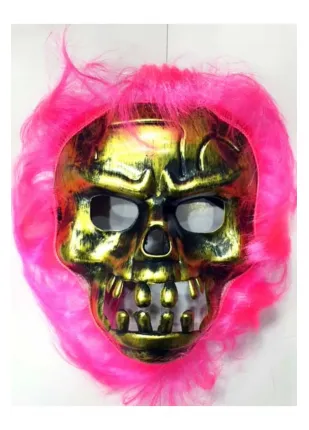 Cadılar Bayramı Pembe Saçlı Maske - CBT8404-5654 Cadılar Bayramı Pembe Saçlı Maske - CBT8404-5654