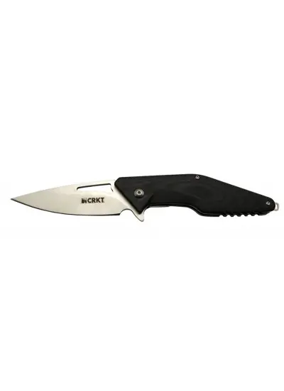 Crkt Division  4415 Bk Siyah Kamp / Outdoor Çakı 21Cm - Yarı Otomatik, Kemerlikli, Kutulu