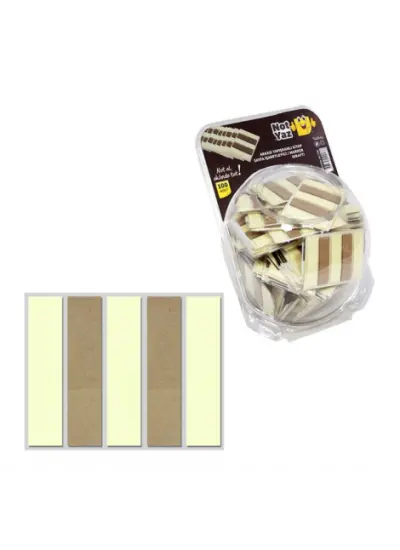 Yapışkanlı kraft ayraç 12x45mm 20 yaprak