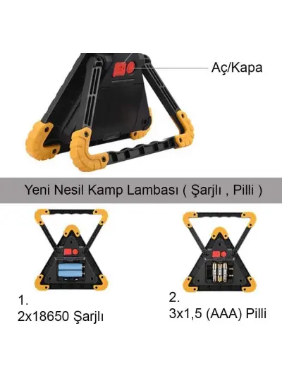 Profesyonel Kamp - Araba Lambası Bm-610